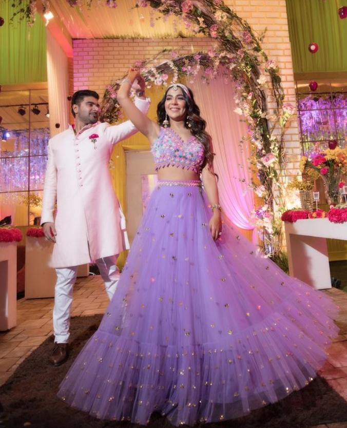 Lavender Lehenga