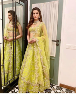 Lemon Yellow Lehenga