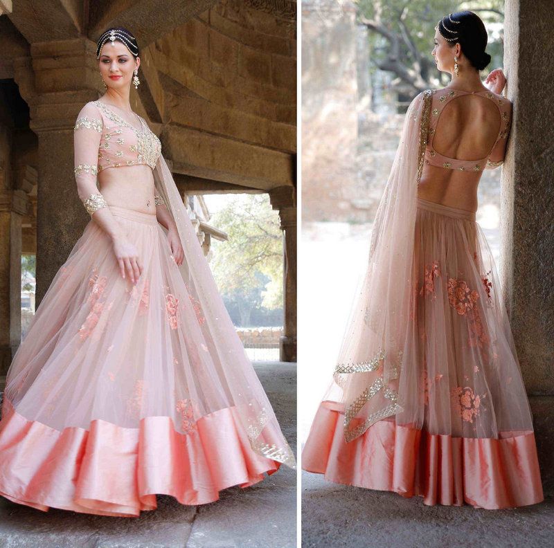 Net Lehenga