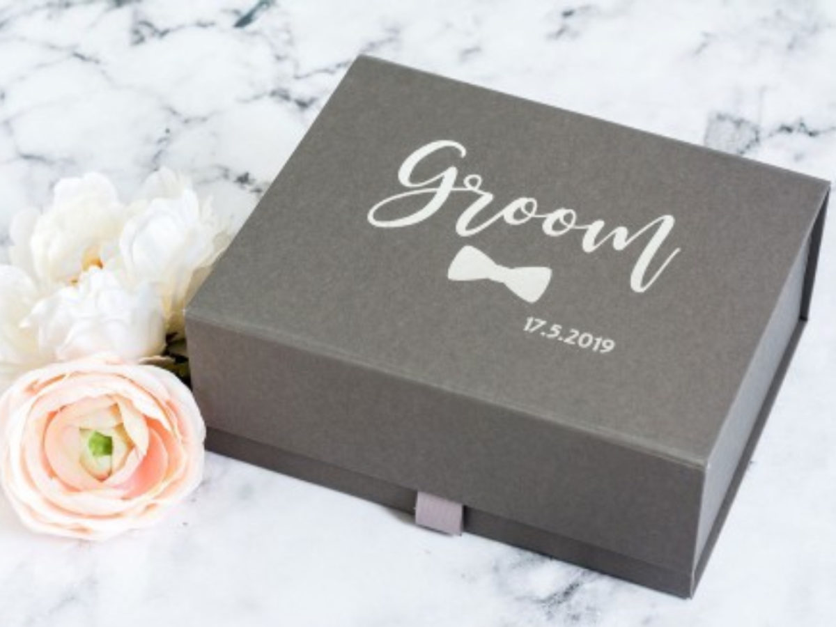 To My Groom Gift Personalised Groom Wedding Gift Bag Wedding Morning Gift 
