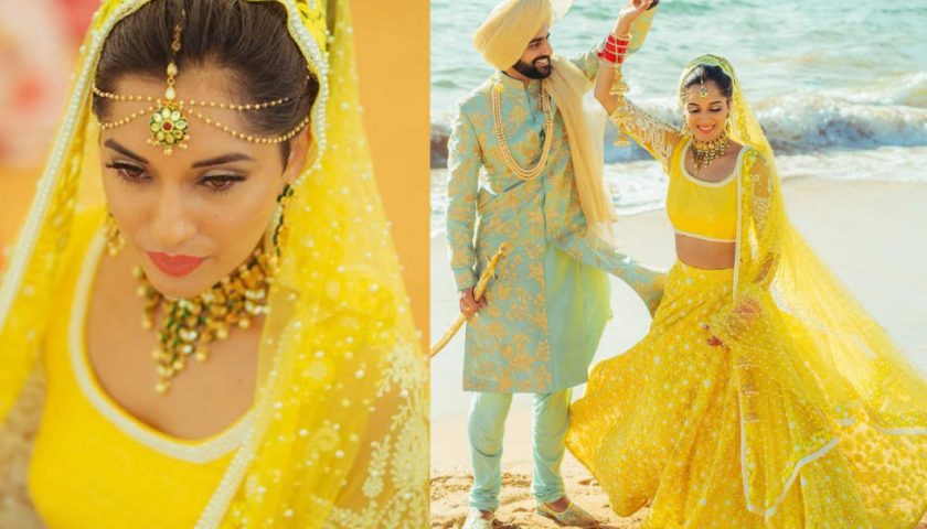 Yellow Bridal Lehengas