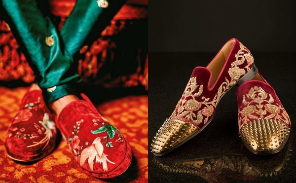 Red Velvet Loafers
