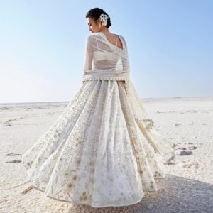 Anita Dongre White Lehenga