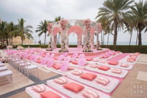 Cushion Seating Idea for Mandap