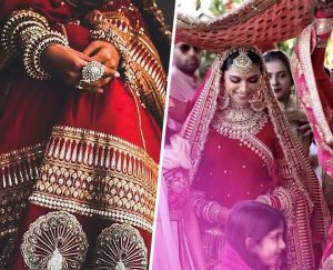 Deepika Padukone Red Lehenga