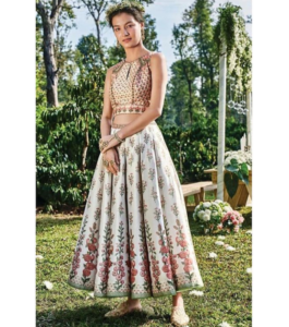  Devanshi Crop-Top and Skirt Set