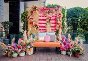 Floral Seating Decoration