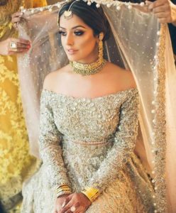 Lehenga Off Shoulder Full Sleeve Top 