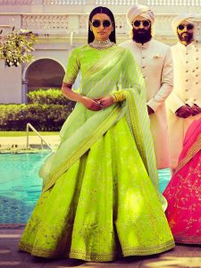 Neon Green Lehenga