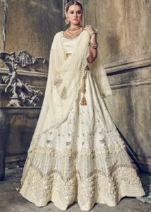 Off White Bridal Lehenga