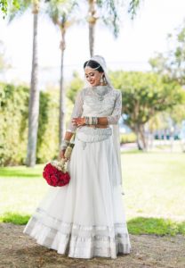 Pure White Bridal Lehenga