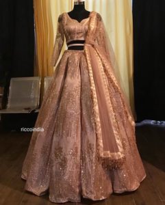 Rose Gold Lehenga