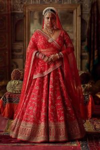 Sabyasachi Red Lehenga