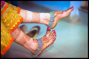 Silver Anklets Designs for Bride