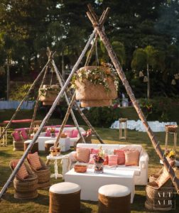 Tent Styled Seating Arrangement