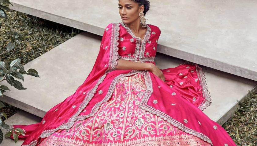 bridal banarasi lehenga
