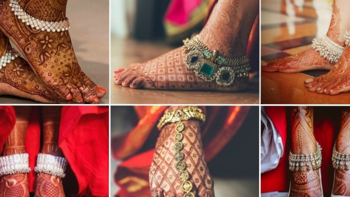 20 Bridal Payal Design Ideas to Take Foot Jewelry to an Another Level