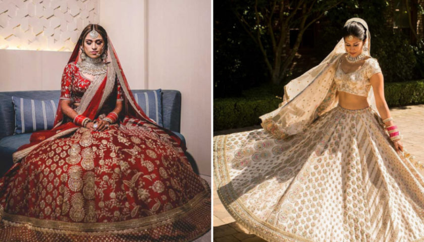 rented bridal lehenga
