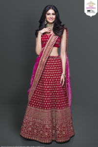 Broad Border Mohey Wedding Lehenga