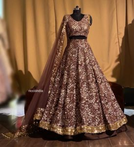 Copper Colored Lehenga