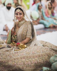 Ivory Gold Lehenga