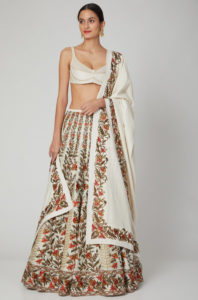 Rohit Bal Lehenga in Ivory