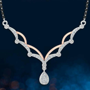 Dazzling Solitaire Mangalsutra