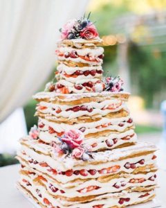 Waffle as Non-Traditional Wedding Cakes