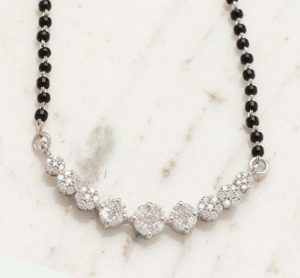 Dazzling Solitaire Mangalsutra