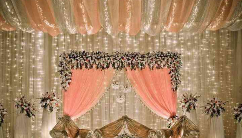 fairy light wedding decorations