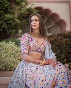 multicolored lehenga