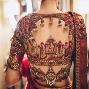 wedding Maggam work blouse designs