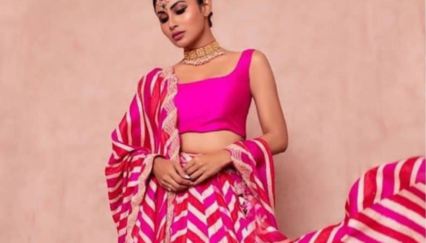 chevron lehenga designs