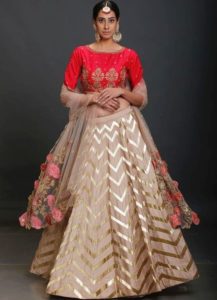 Chevron lehenga