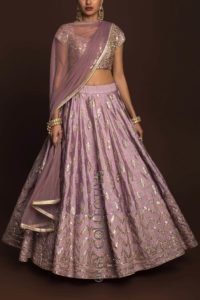 chevron lehenga