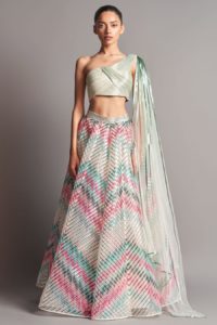 Chevron lehenga