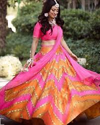 Chevron lehenga