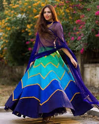 Chevron Lehenga