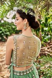 bridal blouse back designs