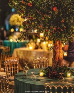 backyard wedding decor