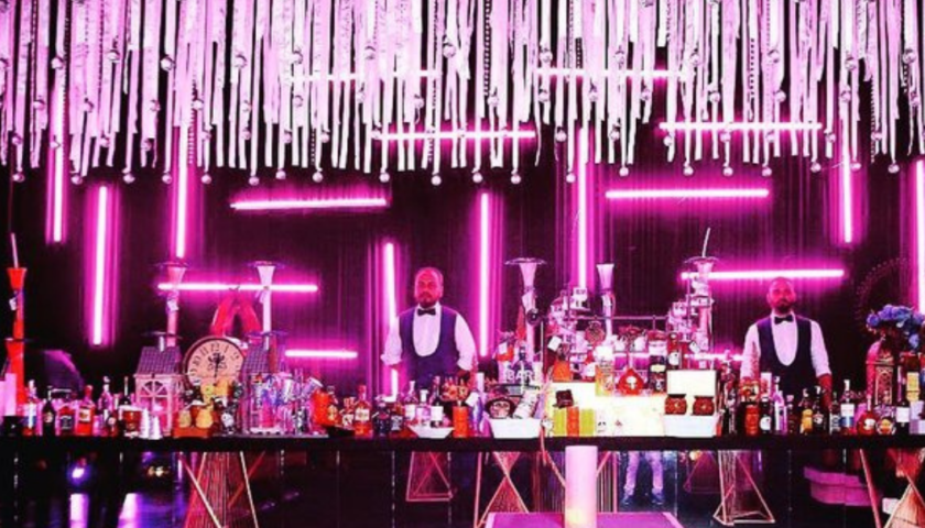 wedding bar decor