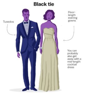 wedding dress code themes