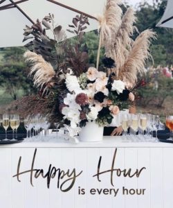 wedding bar decor ideas