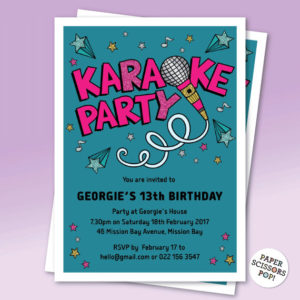 karaoke theme party ideas