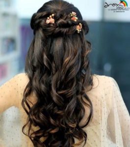 haldi hairstyle
