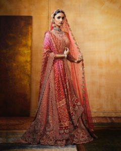 bridal dupatta designs