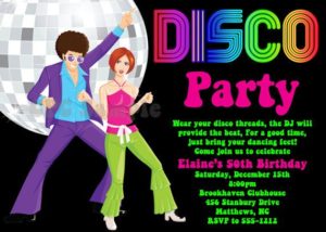 disco theme party