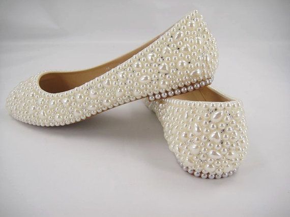 bridal shoes - beaded 