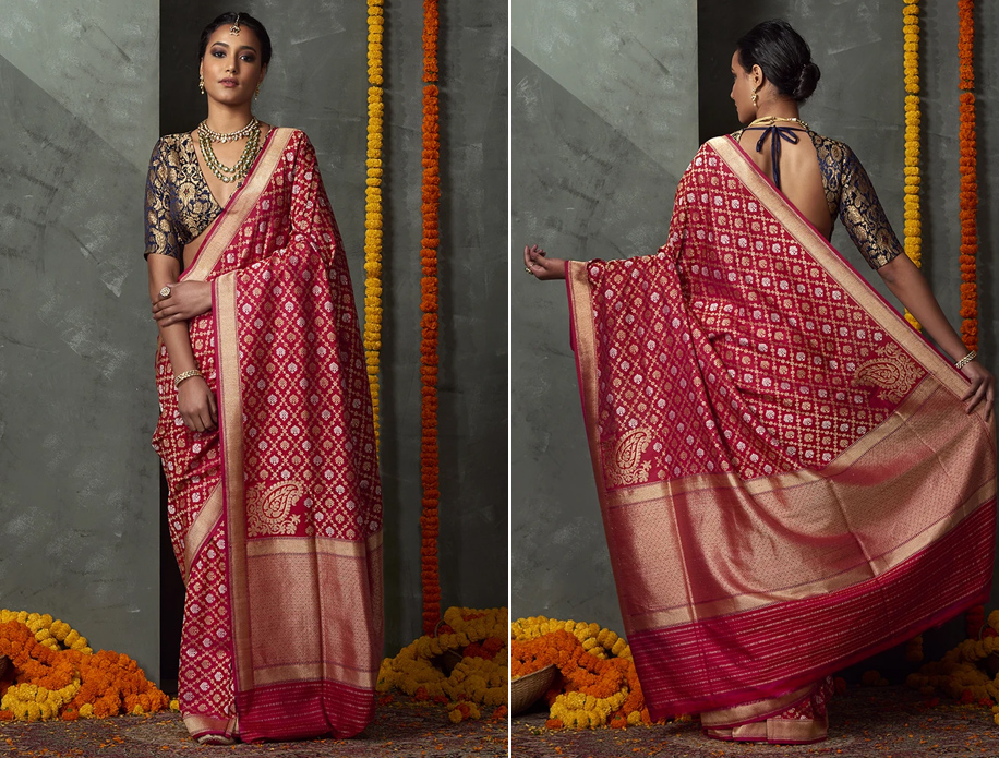 benarasi designer wedding sarees