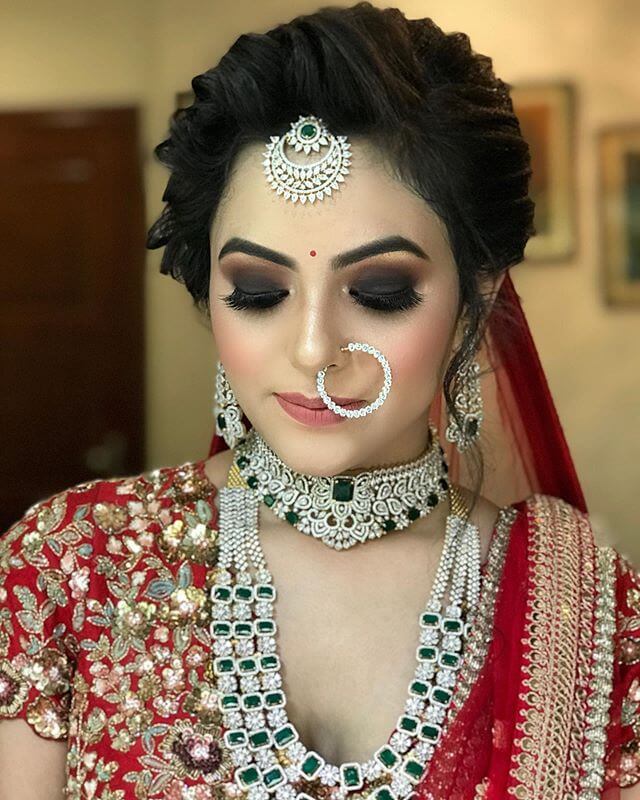 classic black Smokey Eye Wedding Makeup